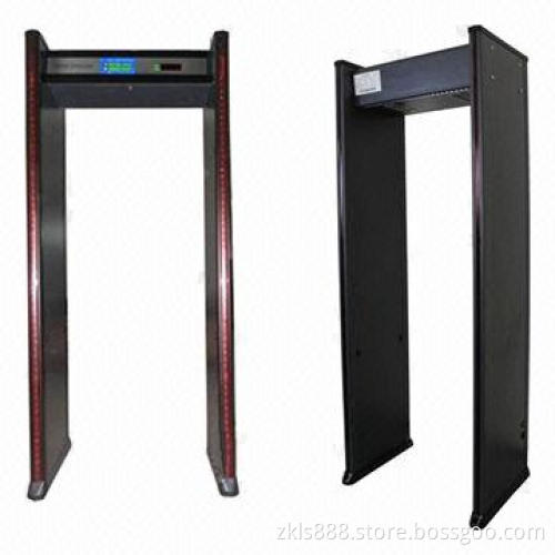 Walkthrough Metal Detectors with 7-inch TFT LCD, Respectively Counting Import and Export